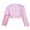 Pink, variant on Manyakai Toddler Girls Satin Cardigan Bolero Long Sleeve Shrug Jacket Wedding Party Dress Cover Up Purple 9-10