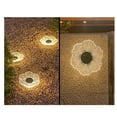 thumbnail image 4 of 4PCS Solar Acrylic Garden Buried Light Outdoor Garden Light Waterproof Luminous Wall Decoration Wall Washing Light,B, 4 of 7
