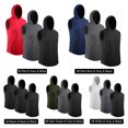 thumbnail image 4 of TFixol Paquete de 3 camisetas sin mangas para hombre con capucha de secado rápido deporte gimnasio entrenamiento Fitness, 4 of 8