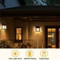 thumbnail image 6 of Solar Lights Outdoor, Waterproof Dusk to Dawn Wall Lanterns for Patio Wall Yard Garden Decor, 8 Pack, 6 of 7