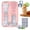 Pink, variant on Vestitly Cat Ice Cube Tray Mold 3D Silicone Ice Cube Tray Reusable Animal Shape with Lid,Pink,7.28*4.68*2.2 inch