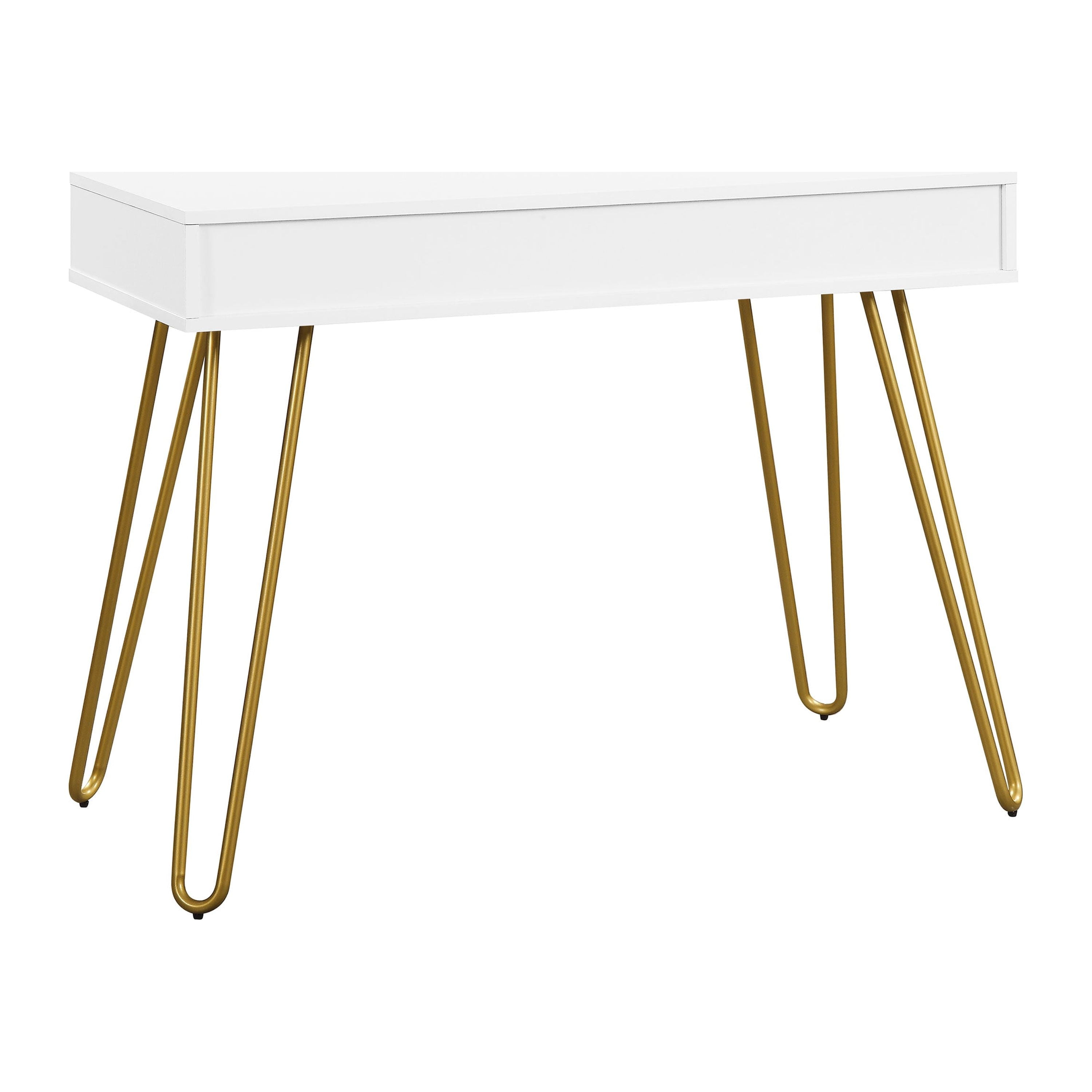 Hairpin Writing Desk with Storage Brown - Threshold™