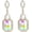 12-Iridescent AB w/ Clear Gold-Tone, variant on Black Teardrop Earrings for Women, Black Plated Rhinestone Chandelier Earrings, Long Dangle Drop Earrings for Wedding Prom, Gift for Her