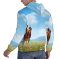thumbnail image 6 of Junzan Cow Grazing Nature for Men's Hoodie - Fall Pullover Hooded Sweatshirt-Hooded Sweatshirt for Men - Men's Stylish Sweatshirt for Winter & Autumn-Large, 6 of 7