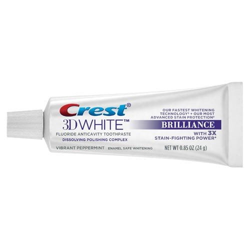crest 3d white brilliance toothpaste or strips