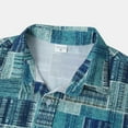 thumbnail image 3 of Gubotare Hawaiian Shirts Button Down Short Sleeve Beach Shirts Summer Casual Aloha Shirts (Light Blue,3XL), 3 of 5
