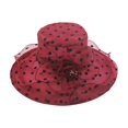 thumbnail image 3 of Ukumplol Fascinators Hats Fedora Hats for Women Church Dress Hat for Women Black Fascinators Bridal Tea Wedding Hat Wide Brim Tea Party Hats for Women A M, 3 of 5