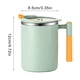 thumbnail image 3 of Aparatos de cocina, accesorios de cocina, taza de acero inoxidable con tapa y asa, 450 ml, reutilizable, de doble capa, para el hogar, la oficina y viajes, taza de café, tazas de desayuno, MARK CUP, 3 of 7