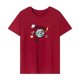 thumbnail image 1 of Camiseta para mujer, ropa de verano, ropa deportiva, camiseta básica para deportes, vacaciones, mujer Rojo, 1 of 7