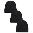 thumbnail image 1 of Gorro De Invierno Hombre Para Clima Frío 3Piezas Negro Unitalla, 1 of 5