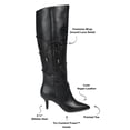 thumbnail image 2 of Brinley Co. Womens Tru Comfort Foam™ Wide Calf Wrap a Round Lace Boot, 2 of 7