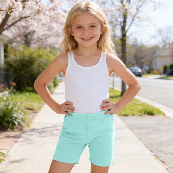 Shachafan Girls Shorts Toddler Pants Dance Leggings Soft Breathable Playwear For Baby Kids Spandex Shorts