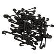 thumbnail image 3 of unbranded 50Ud Vine Fixed Clip in Black Plastic with Suppleness for Fruit Cultivation, 3 of 8