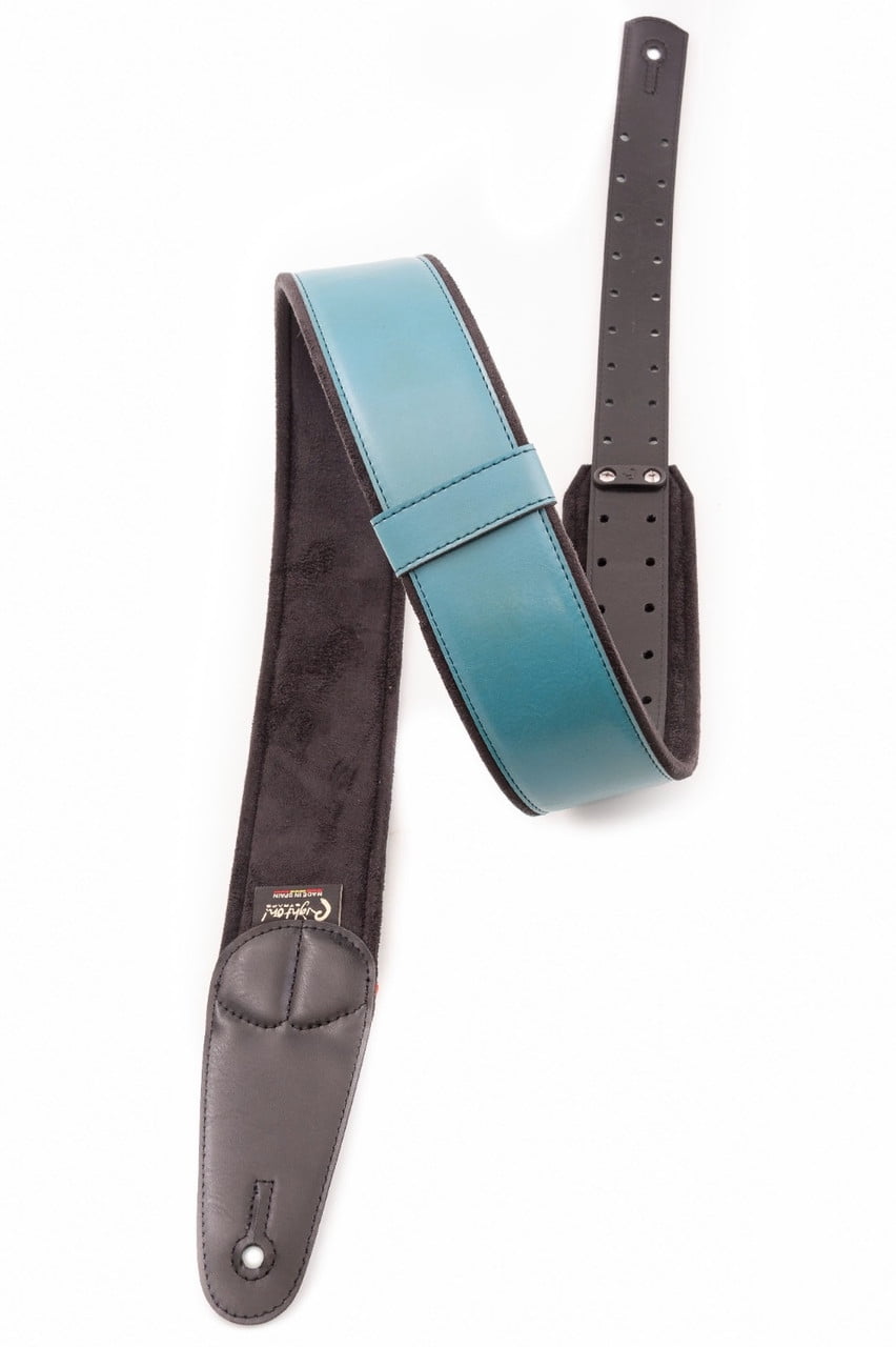 RightOn! Mojo Collection Charm-60 Teal Guitar Strap
