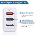 thumbnail image 2 of Chargeur Mural USB 3.0 à Charge Rapide, Adaptateur d'Alimentation Chargeur USB 3.0 QC 30W Portable, 2 of 5
