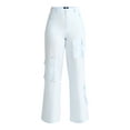 thumbnail image 5 of Madden NYC Women’s Poplin Utility Cargo Pants, 32'' Inseam, Sizes XXS-2XL, 5 of 5