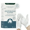 Gaxcoo/Cottonnerie | 100% Premium Cotton Moisturizing Gloves | Eczema & Dry Hands Relief | Overnight Treatment | Reusable & Washable | 12 Pairs - White