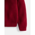 thumbnail image 3 of Wonder Nation Boys Quarter Zip Sweater with Long Sleeves, Sizes 4-18 & Husky, 3 of 3