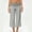 Dark Gray -CM13, variant on Nestiefly Women's Casual Wide Leg Cropped Pants Low Rise Fold Over Stretch Gaucho Pants for Summer Beach Holiday Streetwear Gray S