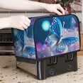 thumbnail image 2 of Toaster Covers 2 Slice, Butterfly Fantasy Waterproof Bread Machine Cover Fits for Standard 2 Slice Toasters, Home Decor Toaster Protection with Hanging Rope, 2 of 7