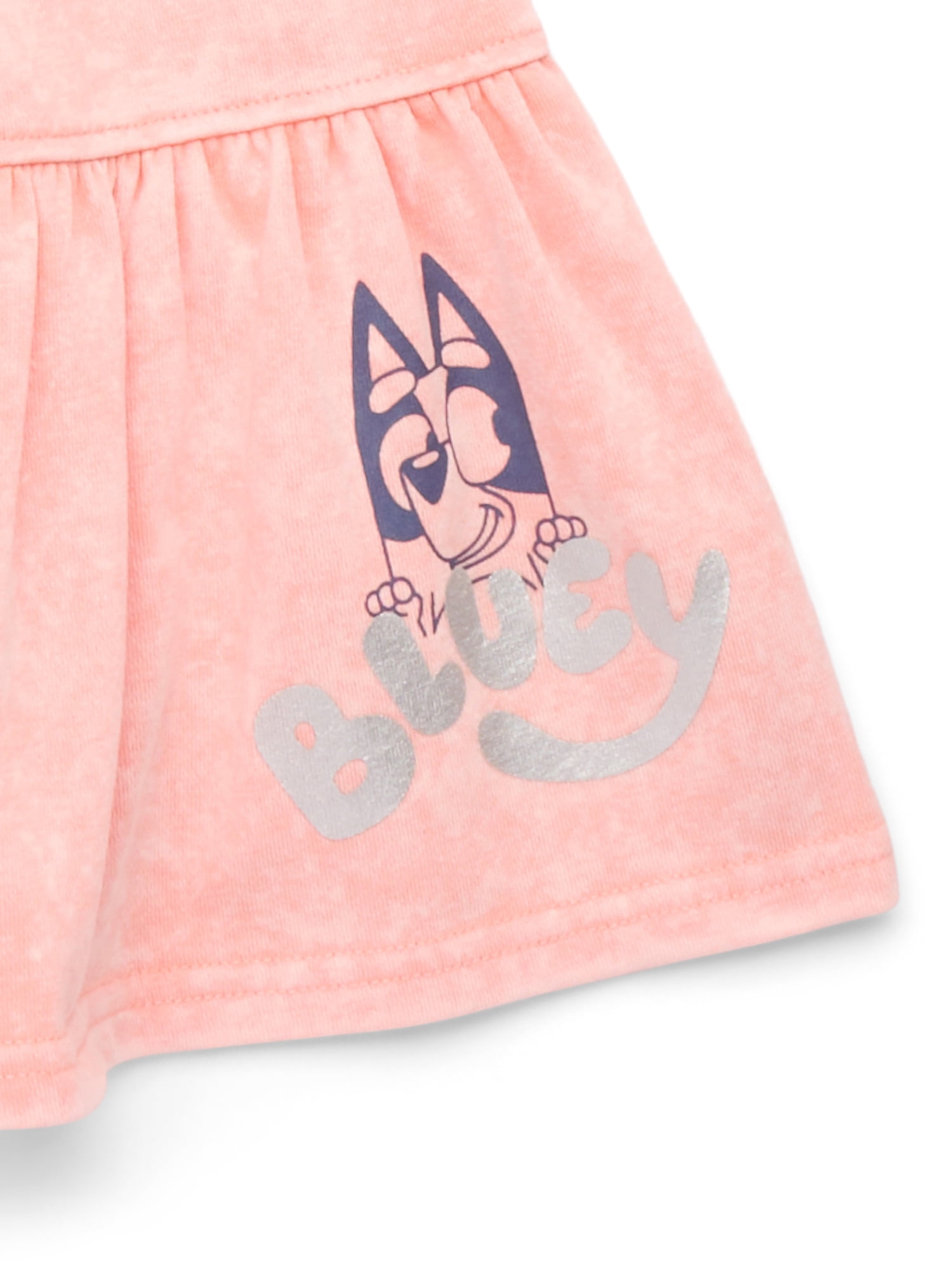 Bluey Girls Graphic Print Pull-On Skirt, Sizes 4-16