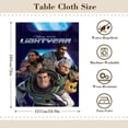thumbnail image 2 of Theme square tablecloth has an iconic print, fits most tables, and is easy to care for perfect gifts for fans friends and family，55" x 71"（140*180cm）, 2 of 6