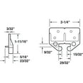 thumbnail image 2 of Drawer Track Guides for 1/4 in. by 7/8 in. track, 2 of 2