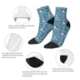 thumbnail image 5 of Sigee Nautical for Crew Soft Moisture-wicking Socks ,Cushion Moisture Wicking Boot Socks for Men and Women, 5 of 7