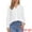 White, variant on DARING DIVA Women's Long Sleeve Business Casual Work Top S Brown