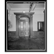 Historic Framed Print, Ives Memorial Library, 133 Elm Street, New Haven, New Haven County, CT - 47, 17-7/8" x 21-7/8"