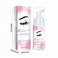 thumbnail image 3 of LILELIS Eyelash Cleaning Mild And Non Irritating Eyelash Shampoo Eyelid Foaming Cleanser Lash Foam Shampoo For Extensions Natural Lashes Non Irritating For Salon Aloe Pro for, 3 of 9