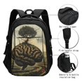 thumbnail image 3 of Salouo Surreal Brain Tree Pattern Extra Large Travel Laptop,Backpack with USB Charging Port College Backpack Business Work Bag Casual Daypack Fits for Men & Women, 3 of 7