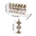 thumbnail image 3 of LEHOZIHEQ Christmas Lollipop Ornaments, Plastic Candy Christmas Decorations, Candy Land Decoration Xmas Party Supplies, 3 of 6