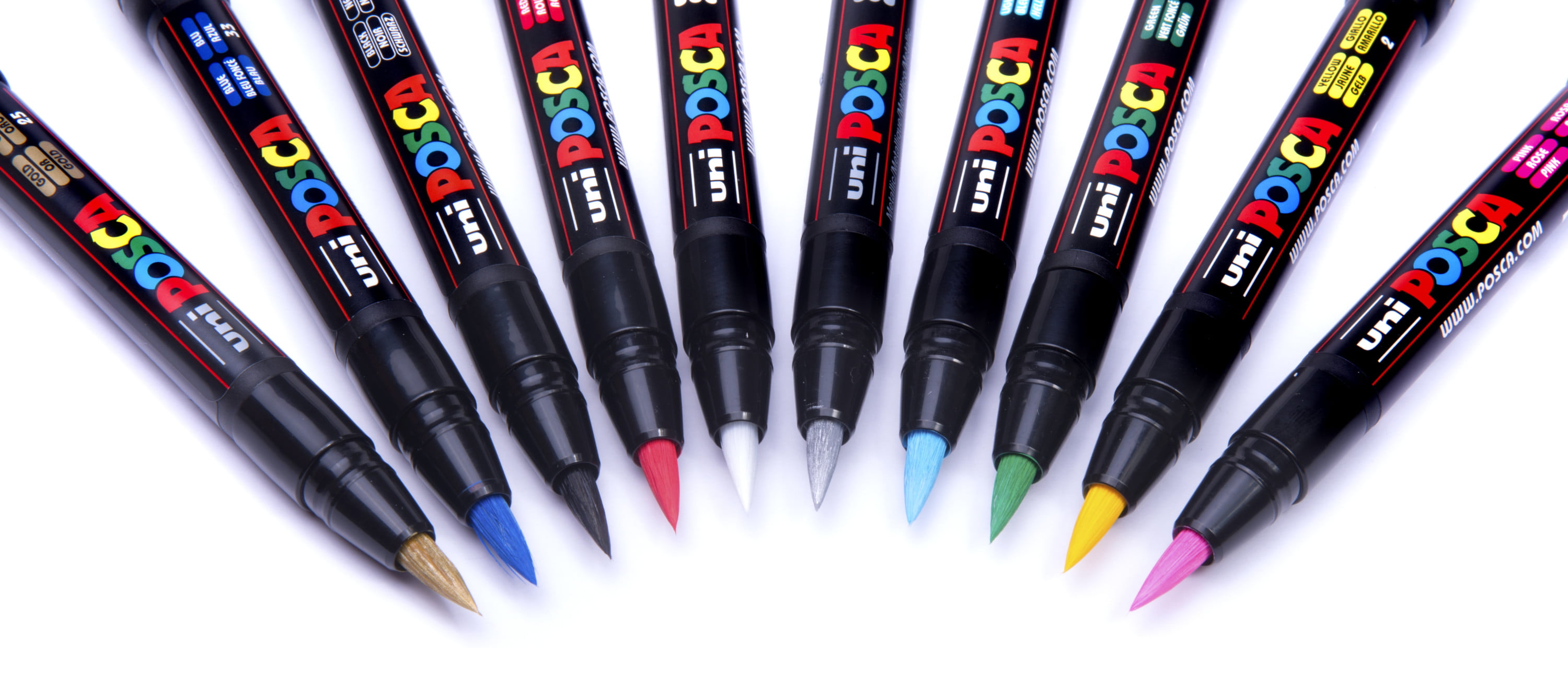 uni POSCA Paint Marker PCF-350 Brush Tip Art — Art Department LLC