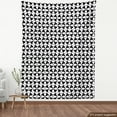 thumbnail image 4 of Abstract Upholstery Fabric by the Yard, Repetitive Funny Star on a Plain Background Futuristic Feels, Decorative Fabric for DIY and Home Accents, Charcoal Grey and White by Ambesonne, 4 of 5