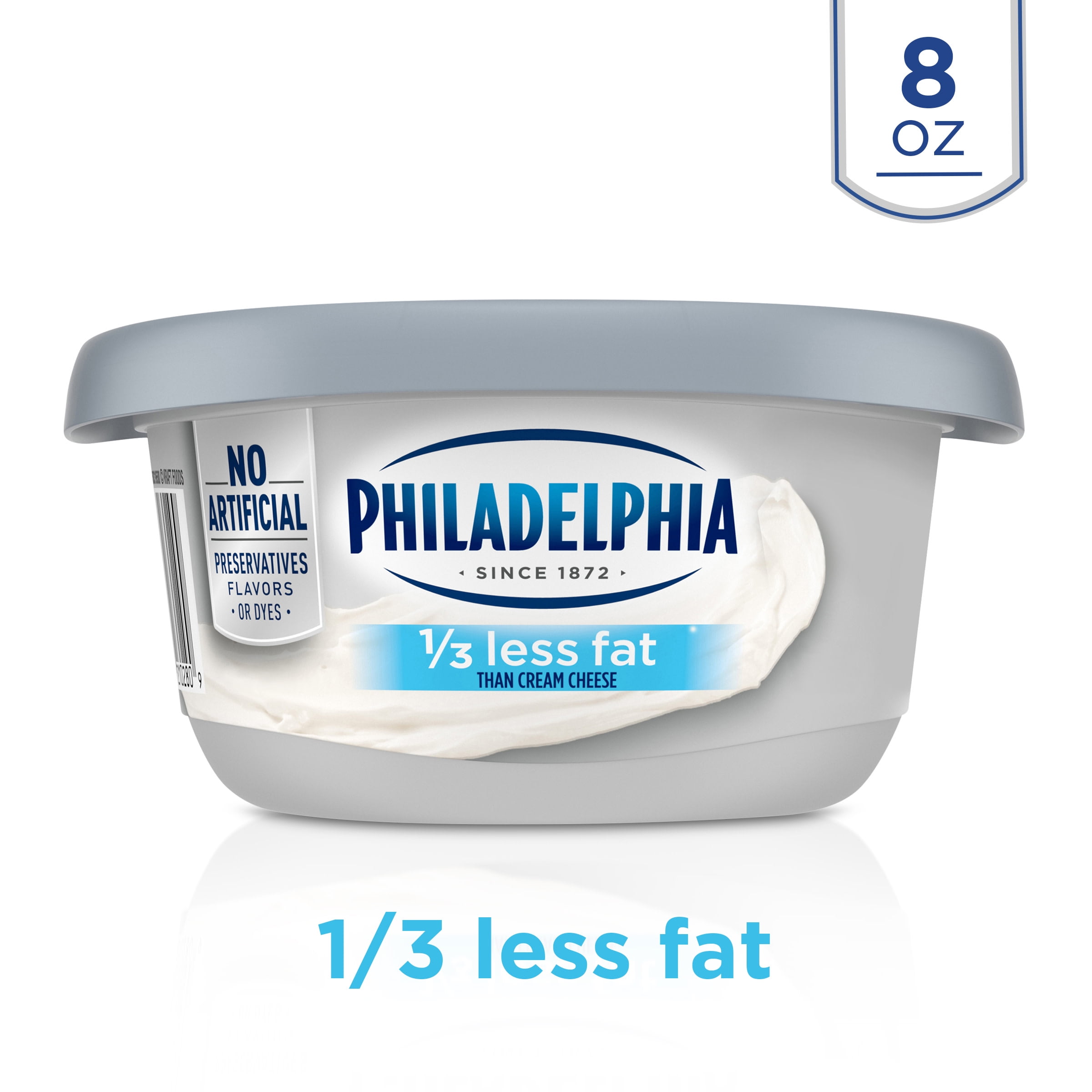 Philadelphia 1/3 Less Fat Cream Cheese Spread, 8 oz. Tub