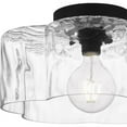 thumbnail image 2 of Quoizel Lilly 1-Light Matte Black Semi-Flush Mount, 2 of 5
