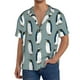 thumbnail image 1 of Fotbe Penguin Camisa Estampada de Manga Corta para Hombre, Casual de Verano, Estilo Playero, Sin Arrugas-Large, 1 of 5