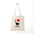 thumbnail image 5 of CafePress - I Heart Goats Tote Bag - Unisex Canvas Tote Bag, Beige, 1-Piece, 5 of 6