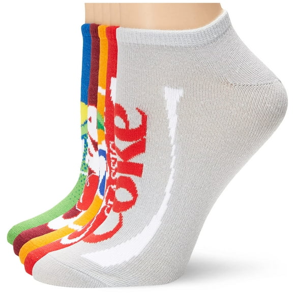 Pack de 5 calcetines Coca-Cola Casual No Show para mujer