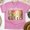 Azalea, variant on He Is Risen T-Shirt | Christian Cross and Resurrection Graphic Tee, Maroon, Size L