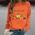 thumbnail image 2 of Darzheoy Womens Tops Comfortable Long Sleeve Printed Casual Hoodless Sweatshirts Solid Color Drop Shoulder Loungewear Seamless Trendy Blouses, 2 of 3