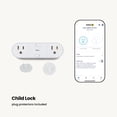 thumbnail image 6 of Safety 1st Dual Smart Outlet, White, Toddler, 6 of 14