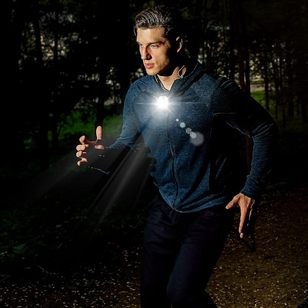 2pcs Outdoor Night Clip On Running Lights Reflective Usb