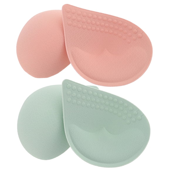CIMAXIC 2Pairs Thick Bra Pads Inserts Removable Comfortable Support Assorted Colors