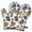 Pioneer Flower Floral, variant on Cute Oven Mitts,Pioneer Flower Floral Print Pattern Oven Mitt 2-Pack Set,Kitchen Gloves for Oven,Heat Resistant Oven Mitts 7.7"x12"