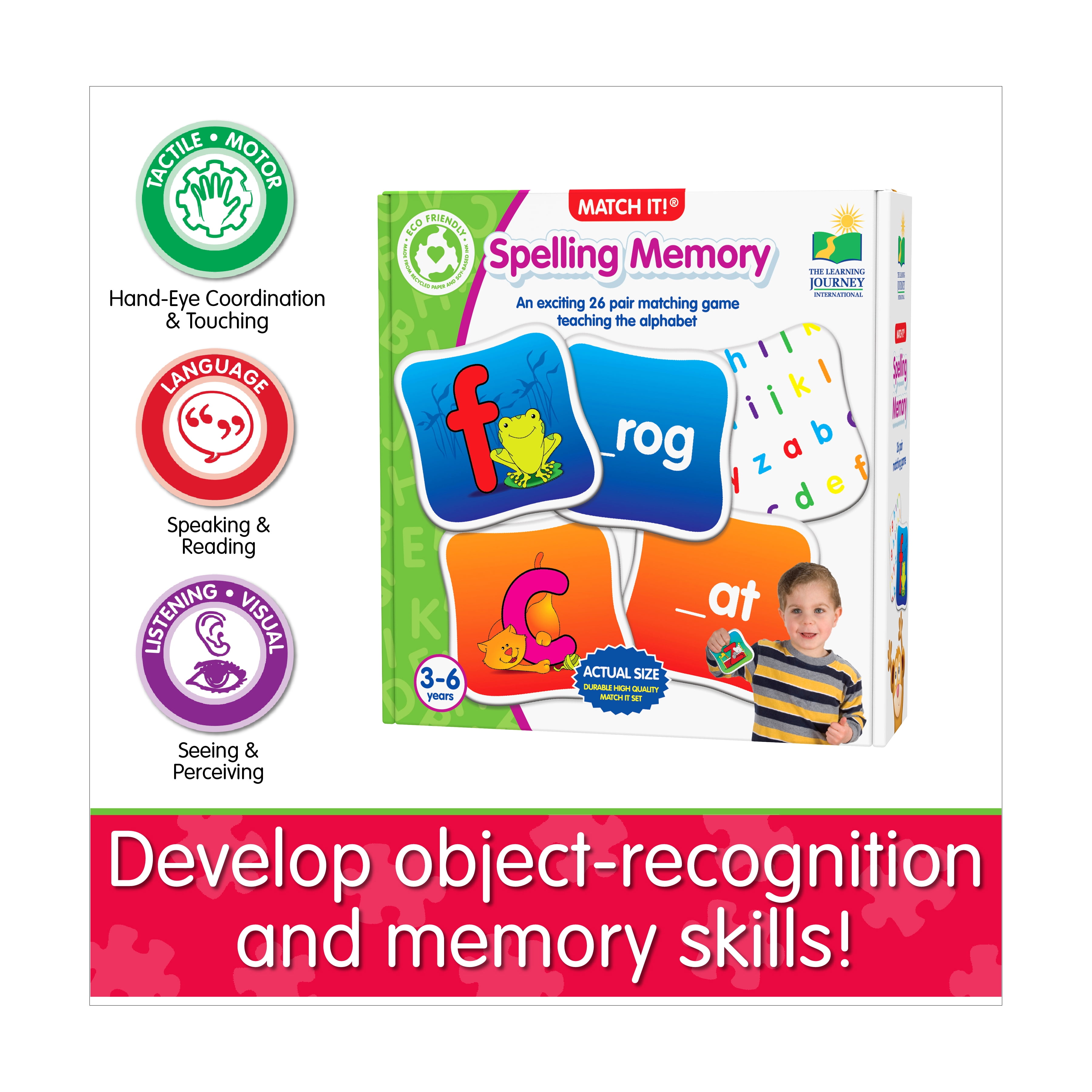 The Learning Journey Match It! - Spelling Memory