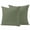 Green, variant on 2 Pack Outdoor Waterproof Throw Pillow Covers,Pure Color Red Decorative Square Pillow Case Patio Pillowcases for Chair Couch Sofa 16x16in