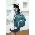 thumbnail image 5 of Morfone Baby Diaper Bag Backpack, Multifunction Waterproof Baby Bag with USB Charging Port, Stroller Straps & Pacifier Case Unisex,Green, 5 of 8