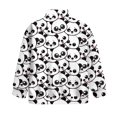 thumbnail image 5 of Uorisanigo Girls Half Zip Pullover Sweatshirt Oversized Sweatshirts Loose Cute Panda Print Long Sleeve Zipper Sweatshirts Athletic Pullover Jackets for Vacation Shopping Exercise Wear, 5 of 7